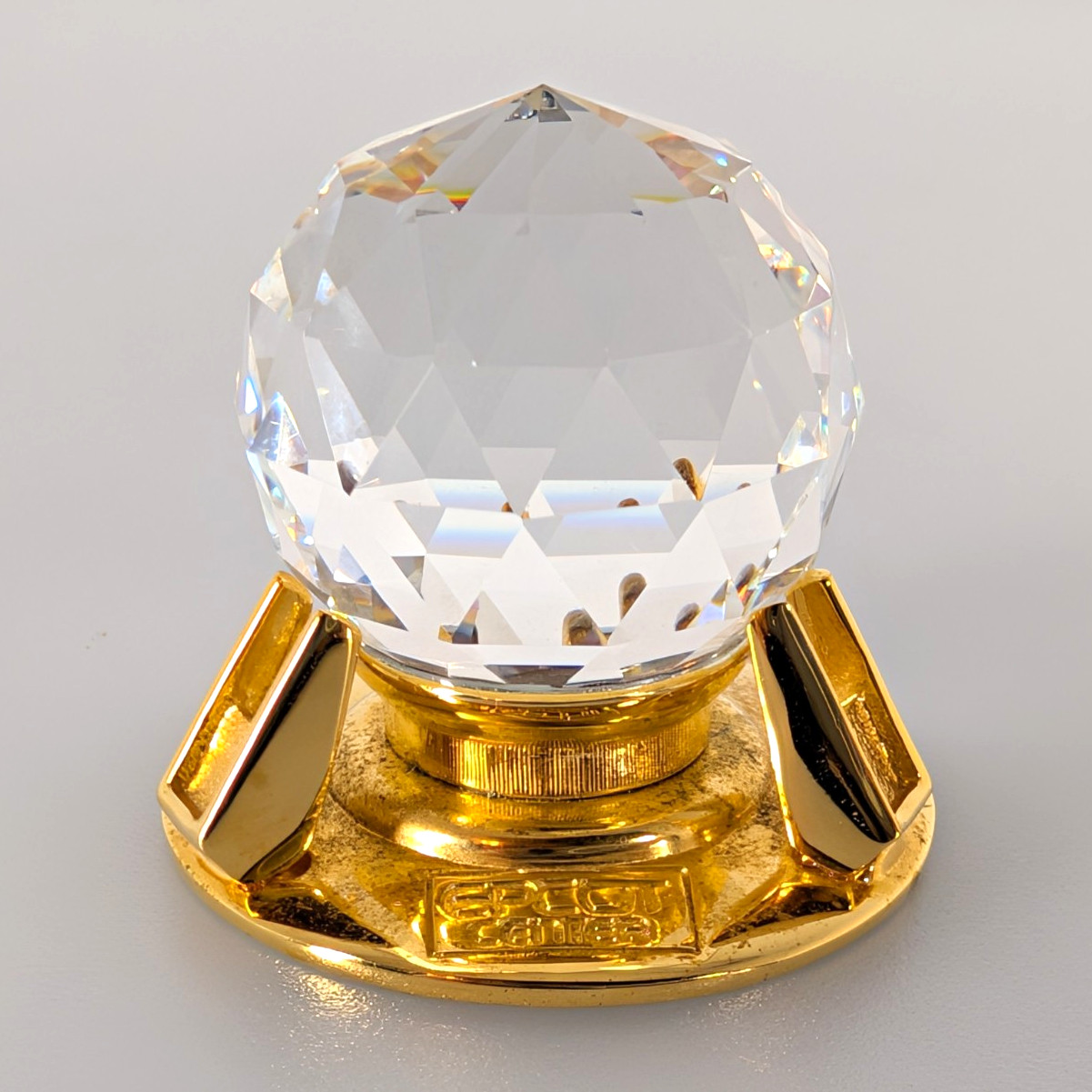 Swarovski Crystal Gold Trimlite Strass Giftware Suite Disney\'s Epcot Center