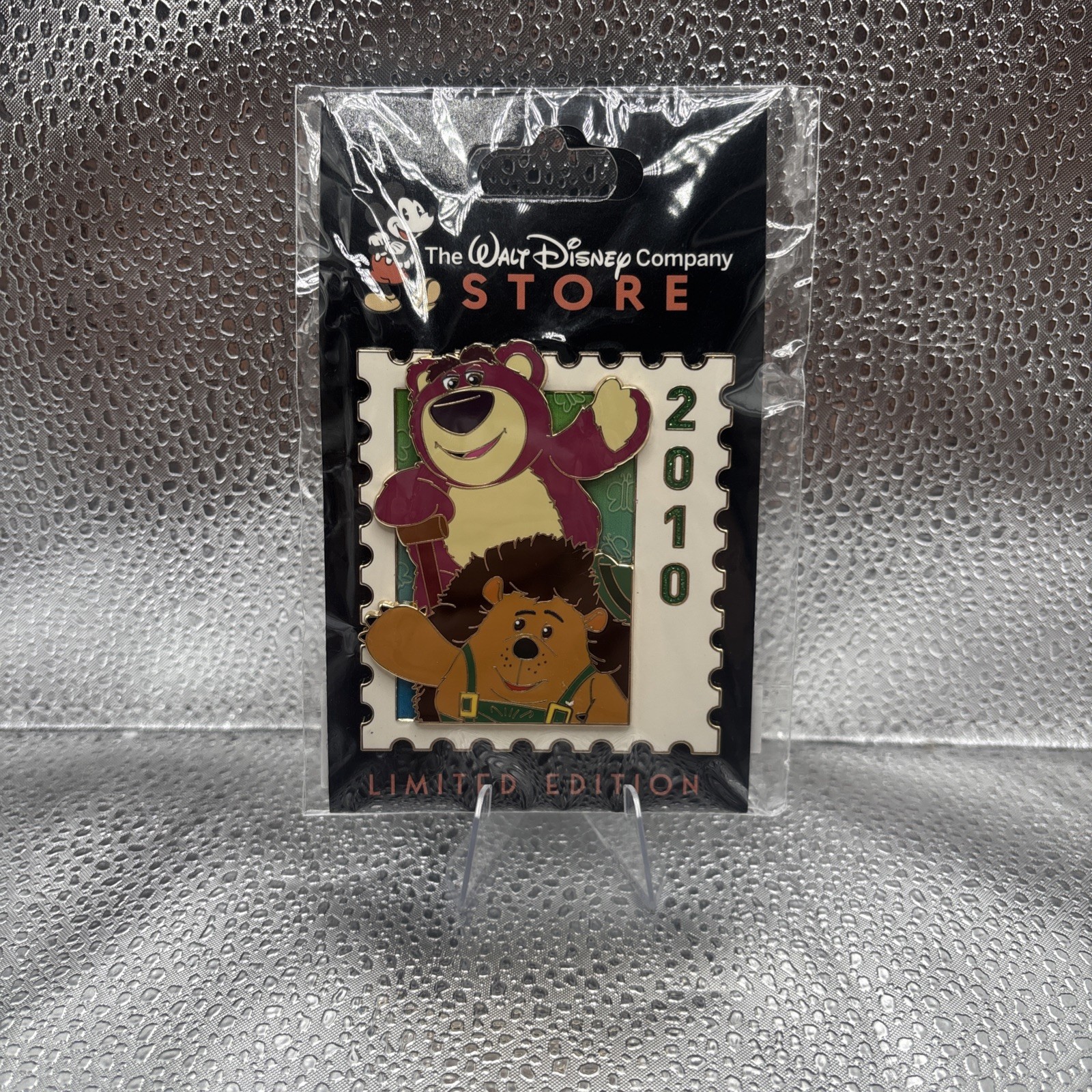 DEC WDCS D23 2026 Pixar Stamp Lotso Mr. Pricklepants Toy Story 3 2010 Disney Pin