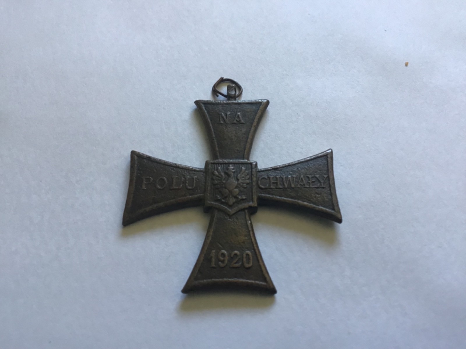 Poland Polish pre ww2 large Cross of Valour by Knedler numbered
