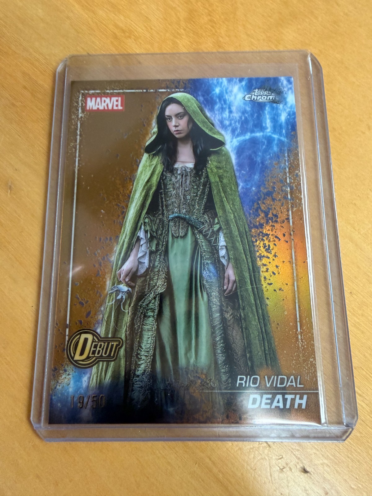 2025 Topps Chrome Marvel Studios Rio Vidal Death Snap Variation Gold /50