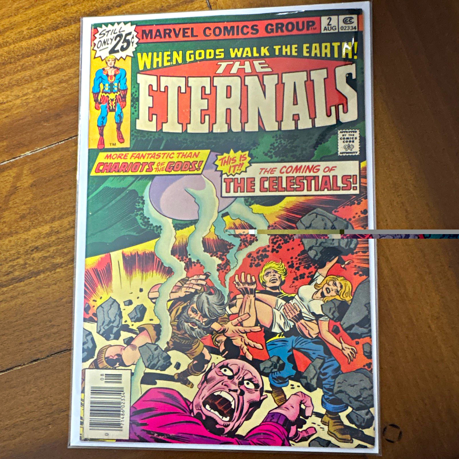 Marvel Comics The Eternals #2 (1976) Jack Kirby - When Gods Walk the Earth VF