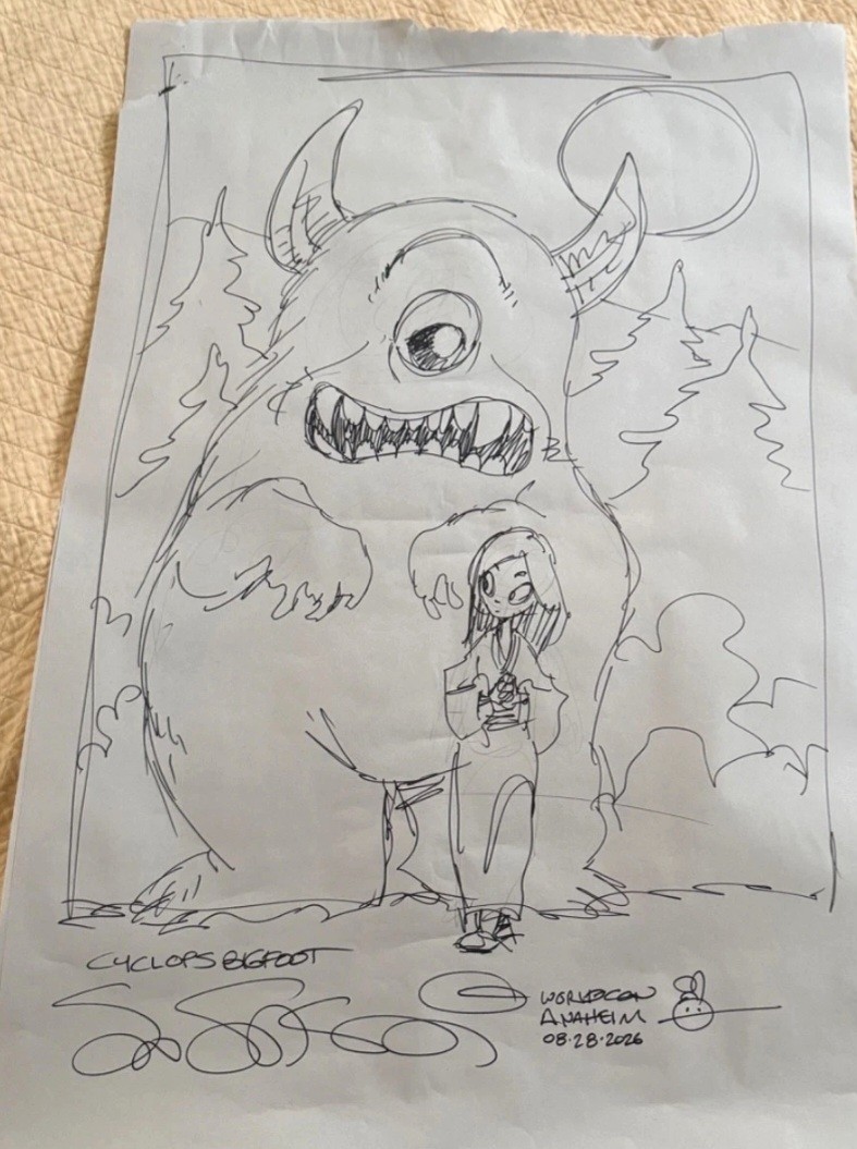 Stan Sakai Original Art from WorldCon 2026 JUMBO SIZED