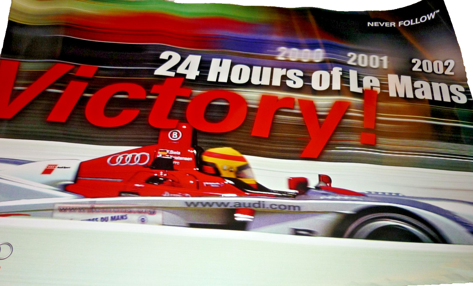 NEW Audi 24 hours of Le Mans Victory Poster 23x34\