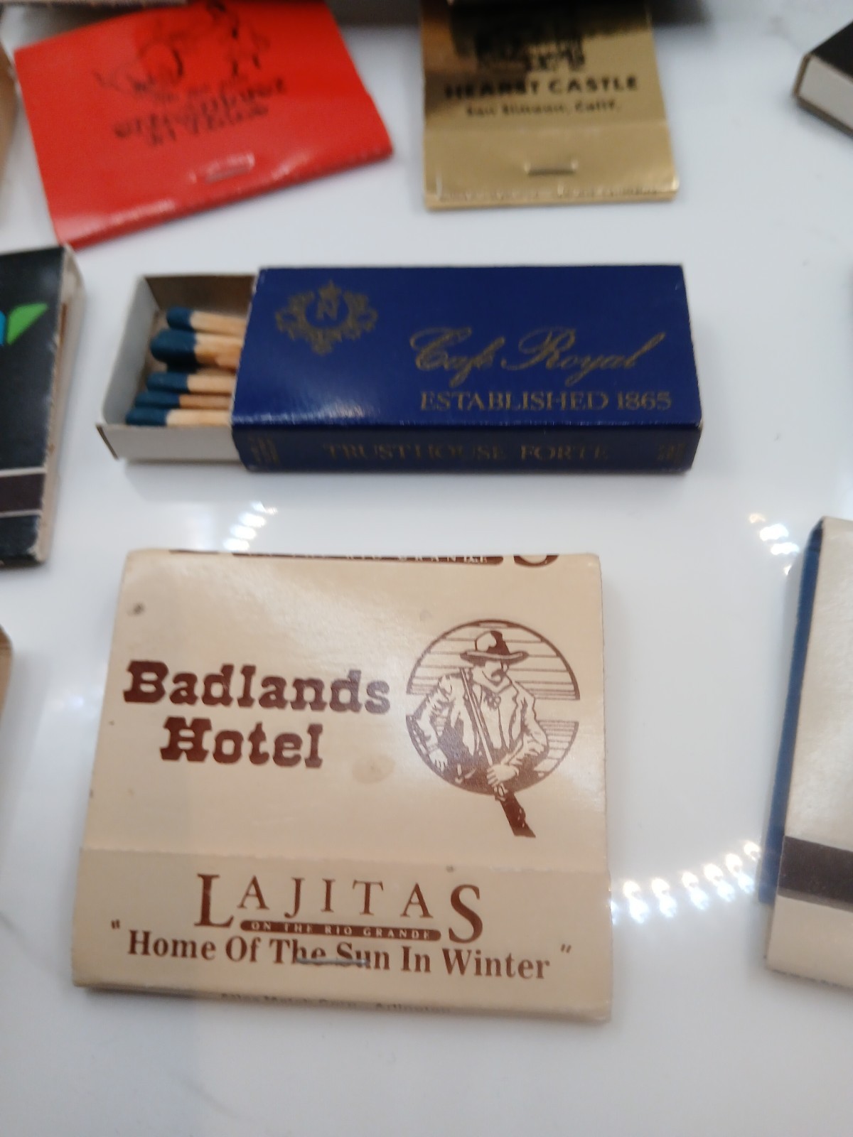 Vintage Lot Of 25 Matches Collectible Restaurants Stardust Hotel Caesars Tahoe