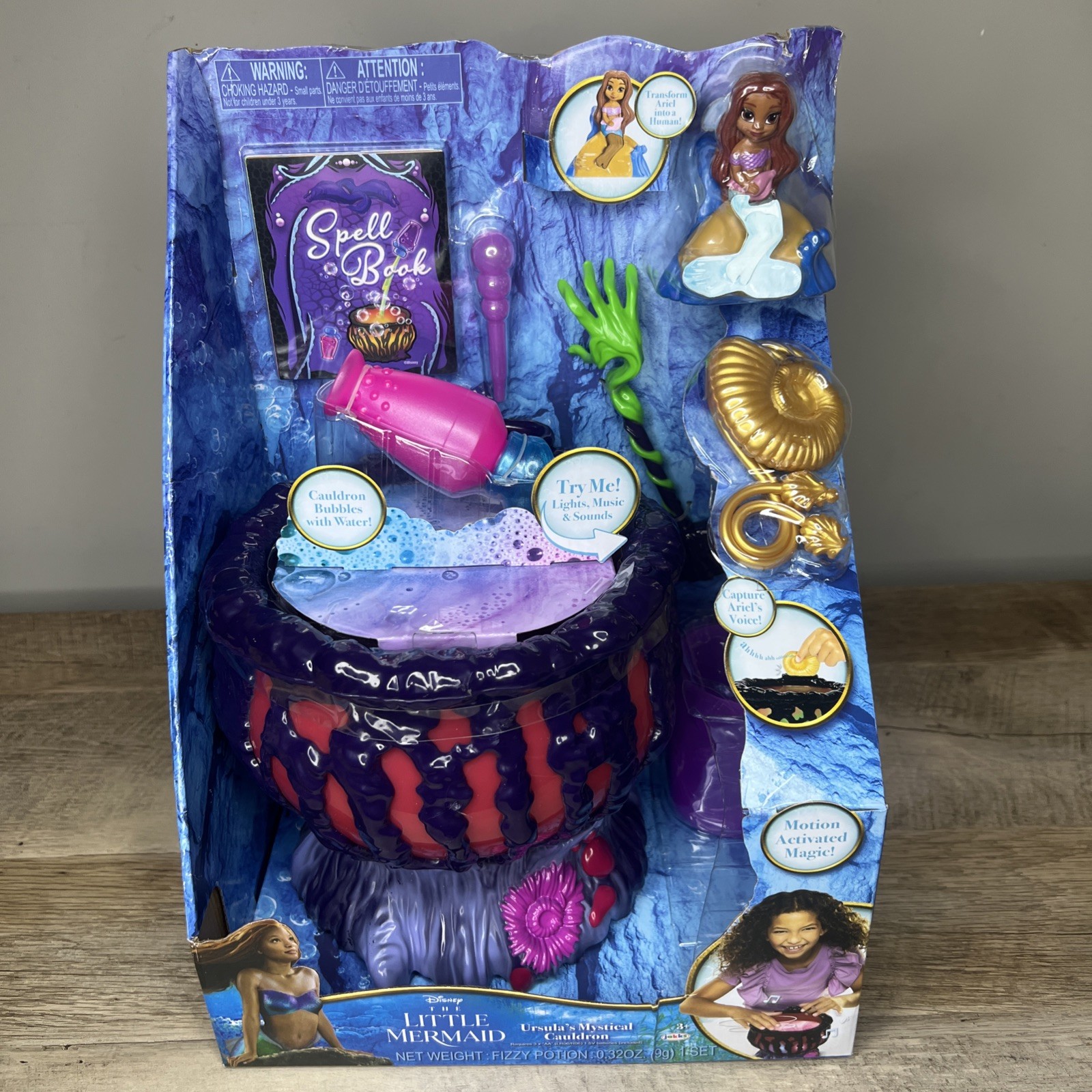 Disney The Little Mermaid Live Action Ursula’s Mystical Cauldron Playset NEW