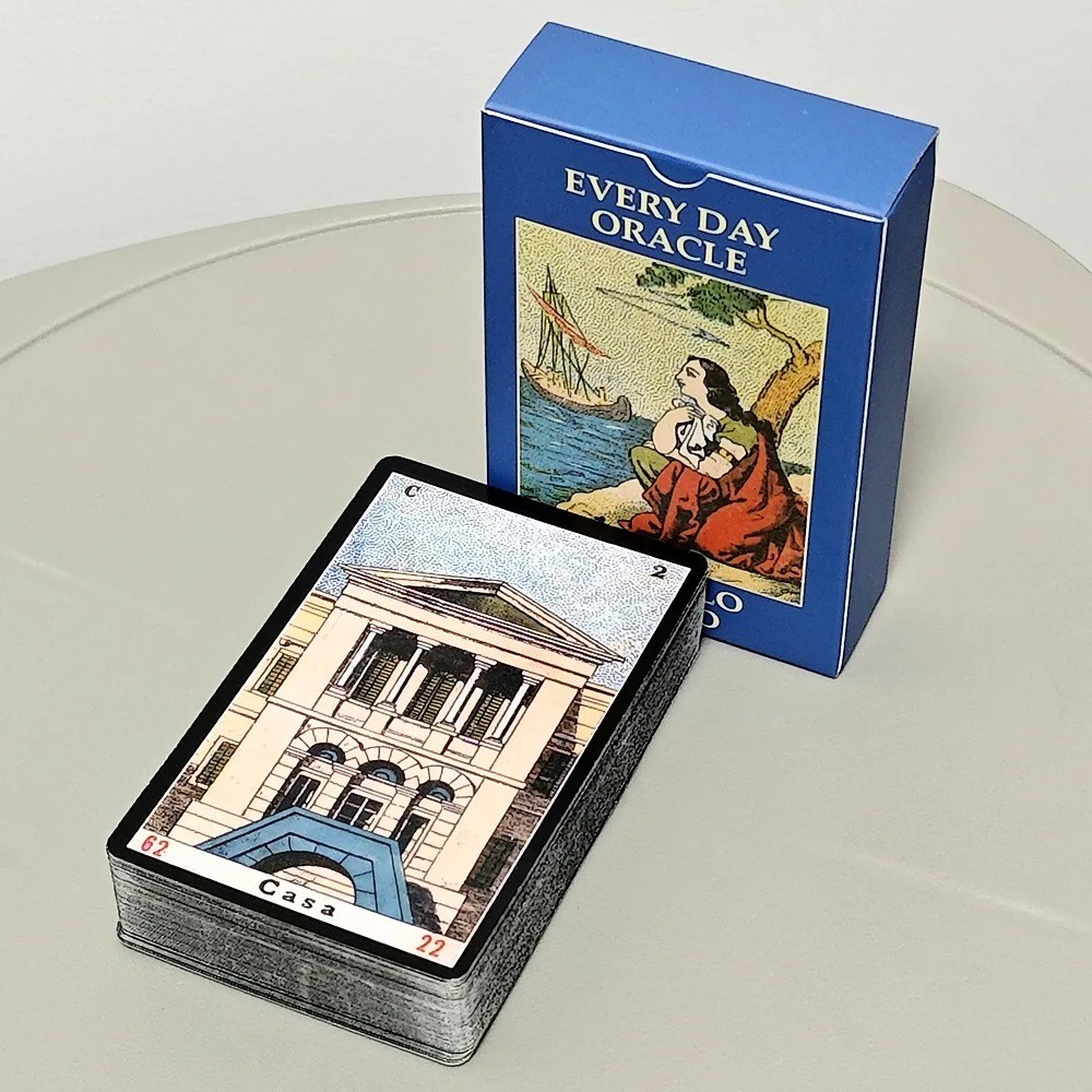 52 Pcs Oracle Sibyl Cards 9*6cm Every Day Oracle Deck Sibilla Italian Deck