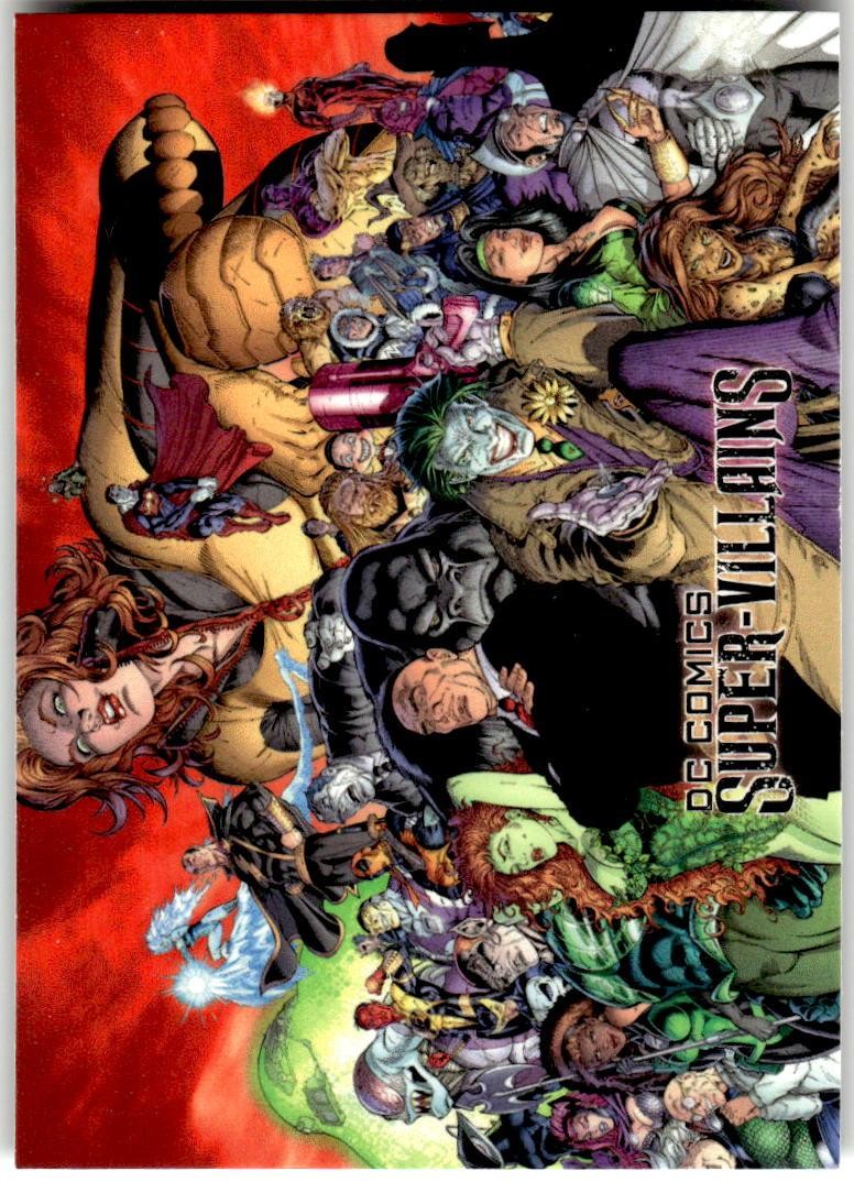 2015 Cryptozoic DC Comics Super-Villains #01 Title Card