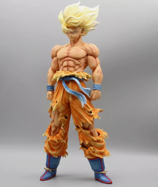 28CM Dragon Ball Z Goku First Super Saiyan PVC Figure Collectible Model  Statue