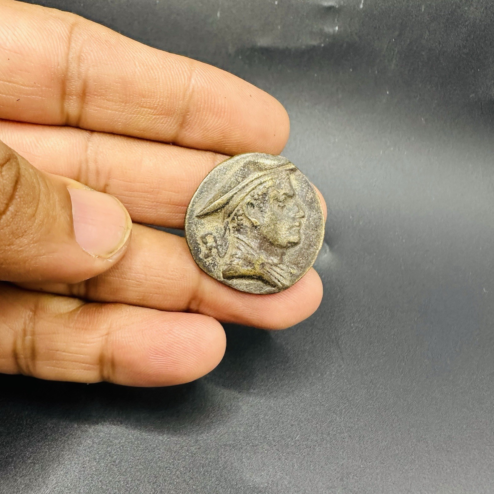 Ancient Greek Silver Coin, Classical Portrait Tetradrachm,