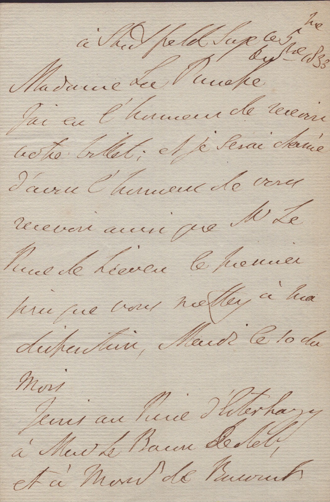 DUKE (ARTHUR WELLESLEY) OF WELLINGTON (GREAT BRITIAN) - AUTOGRAPH LETTER SIGNED