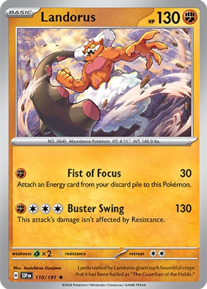 SSP Landorus Holofoil 110/191 R NM