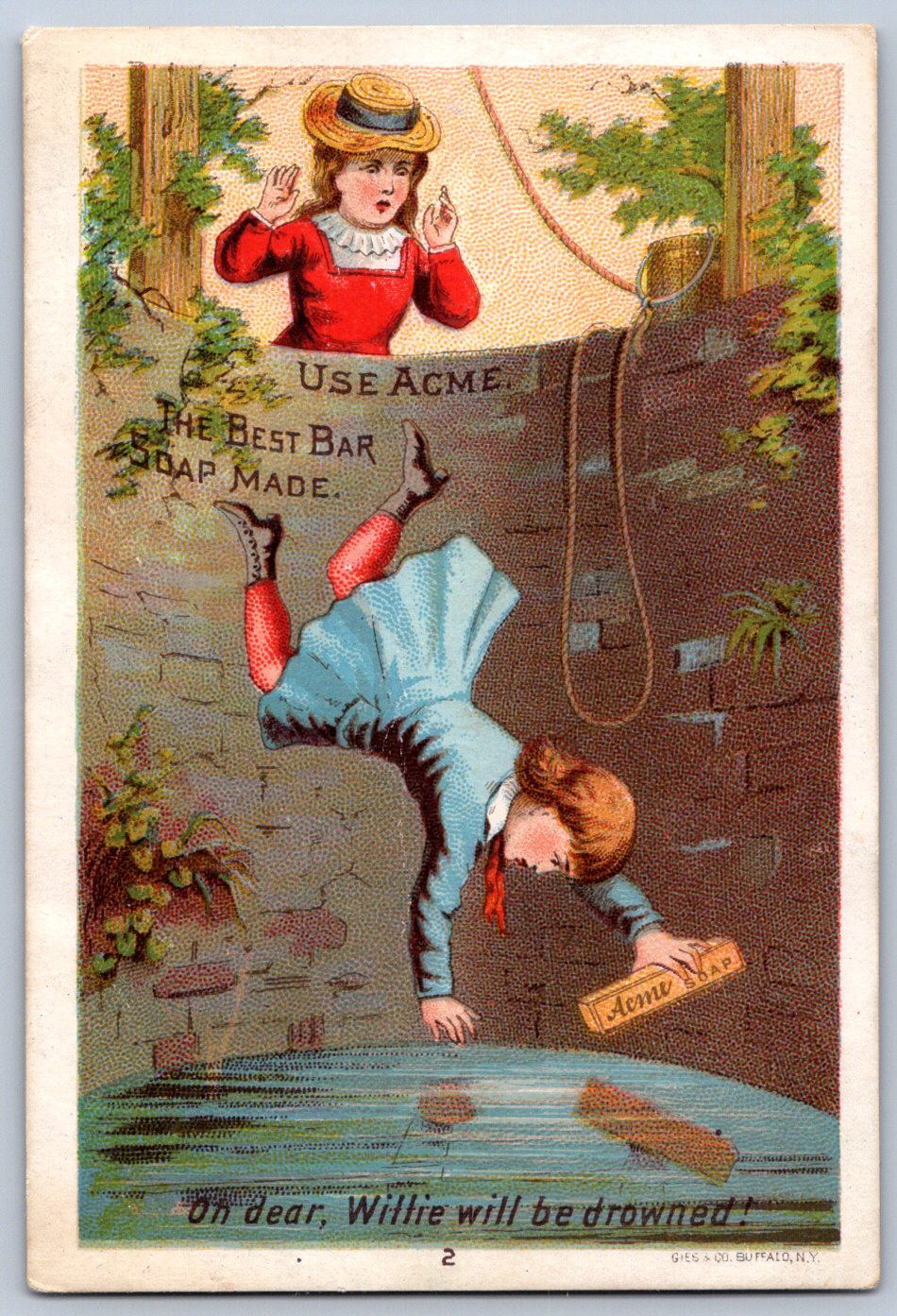 K20/ Victorian Trade Card c1880s Defiance Ohio Martin Glassware Grocery 118