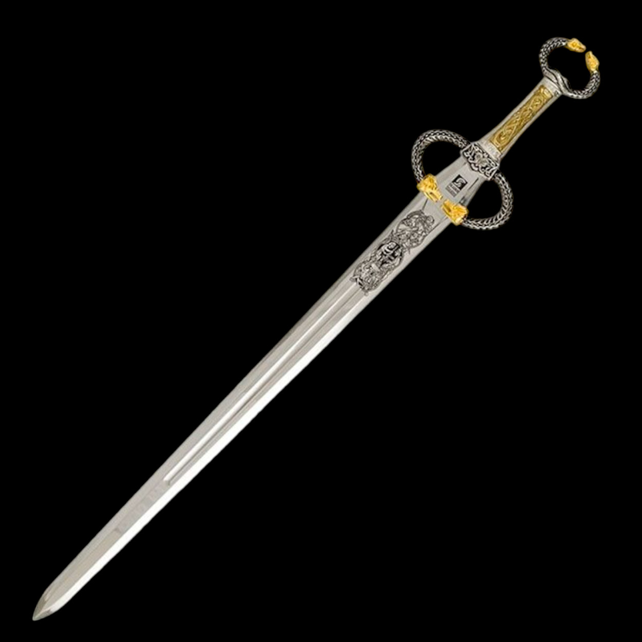 GORGEOUS ENGRAVED CELTIC SWORD 3512