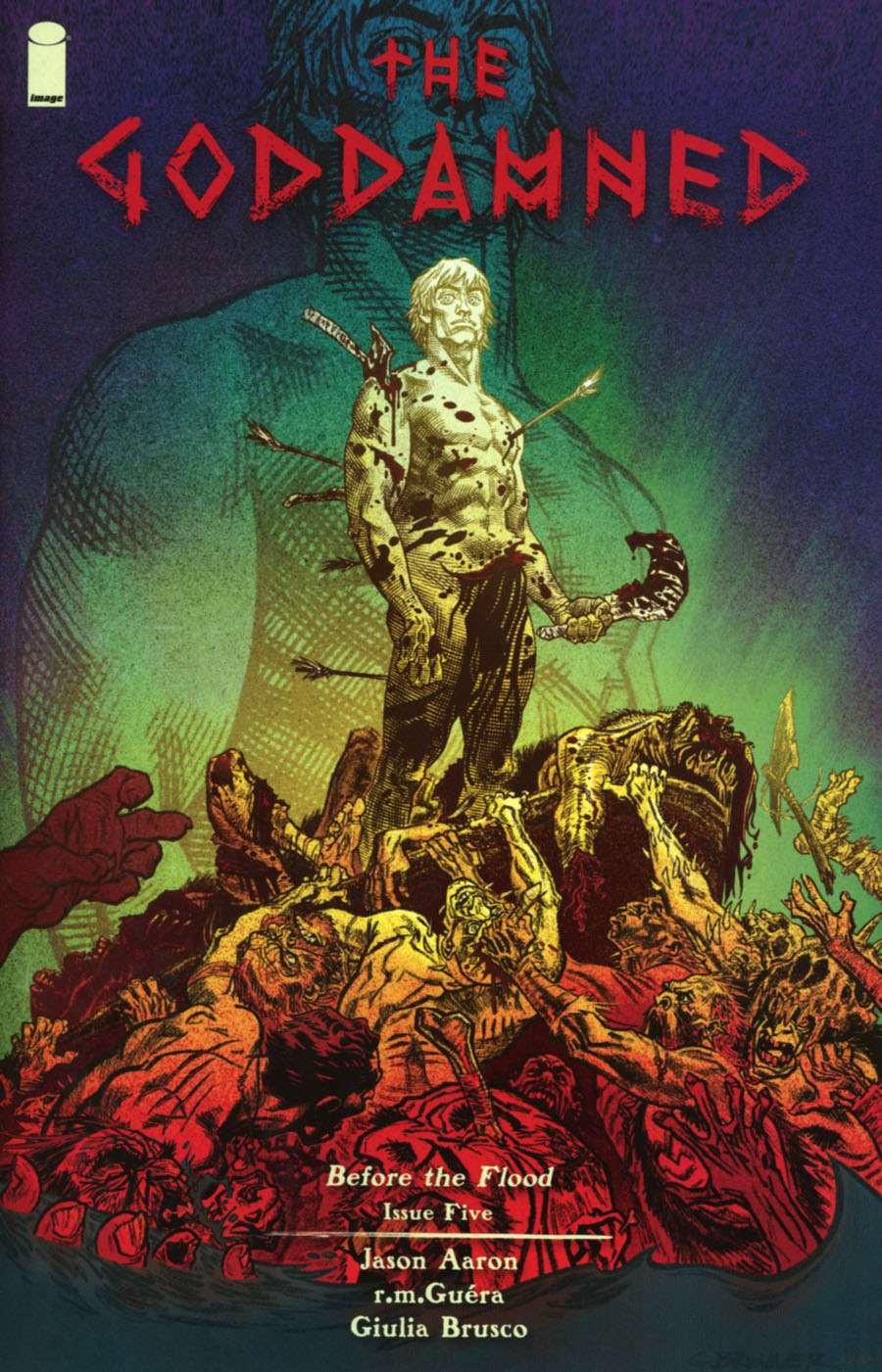 Goddamned, The #5B VF; Image | Jason Aaron - Last Issue - w/Bag+Board