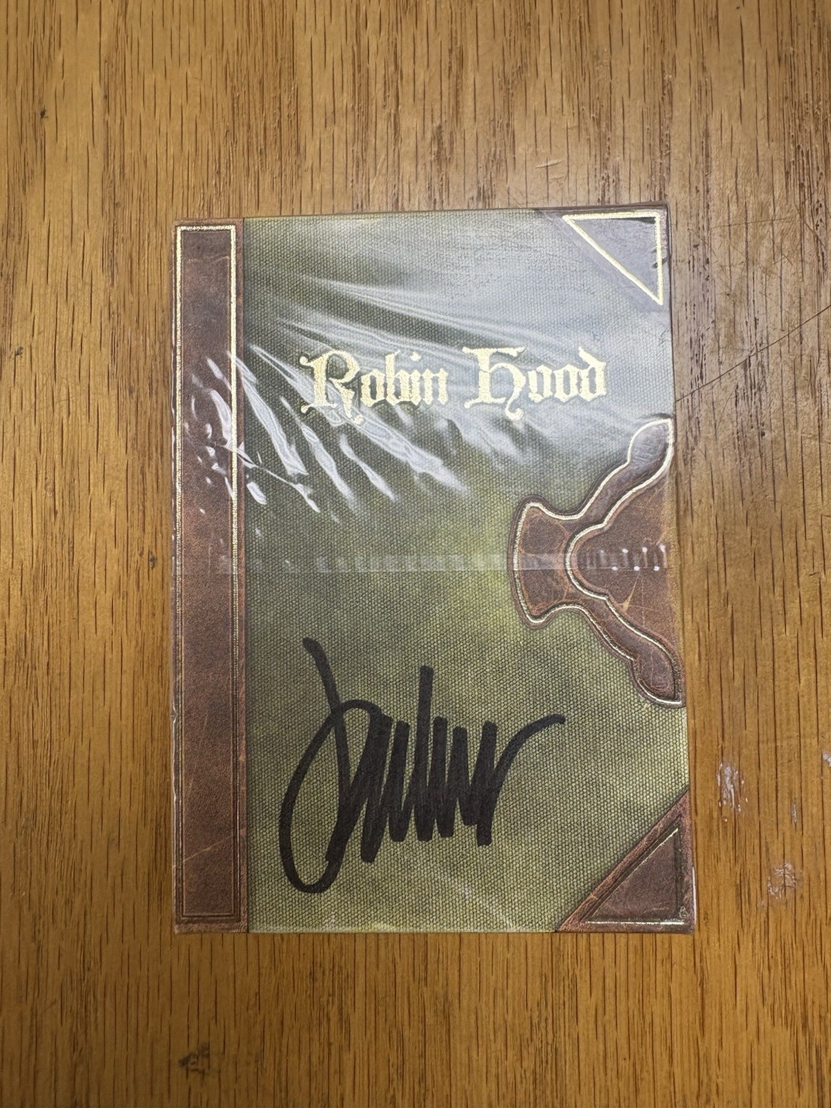 Robin Hood Playing Cards Signed Jackson Robinson Limited Edition New Sealed