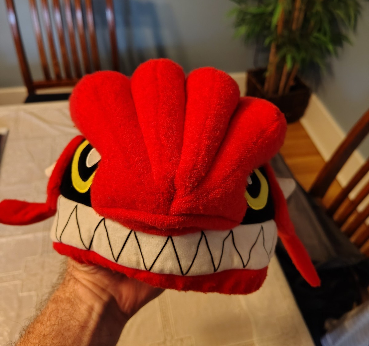 Pokemon The Park 2005 Groudon plushy narikiri Hat Japan Pokepark Very Rare