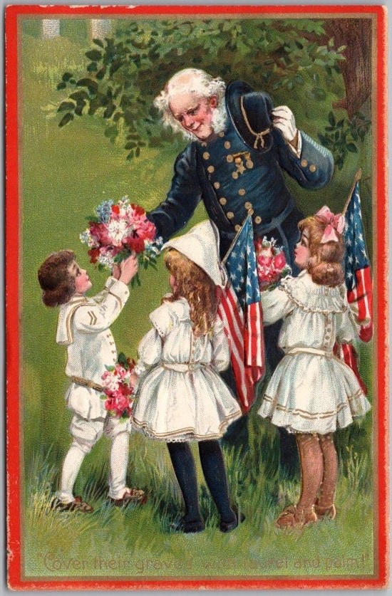 1913 TUCK'S Decoration Day 173 Postcard 