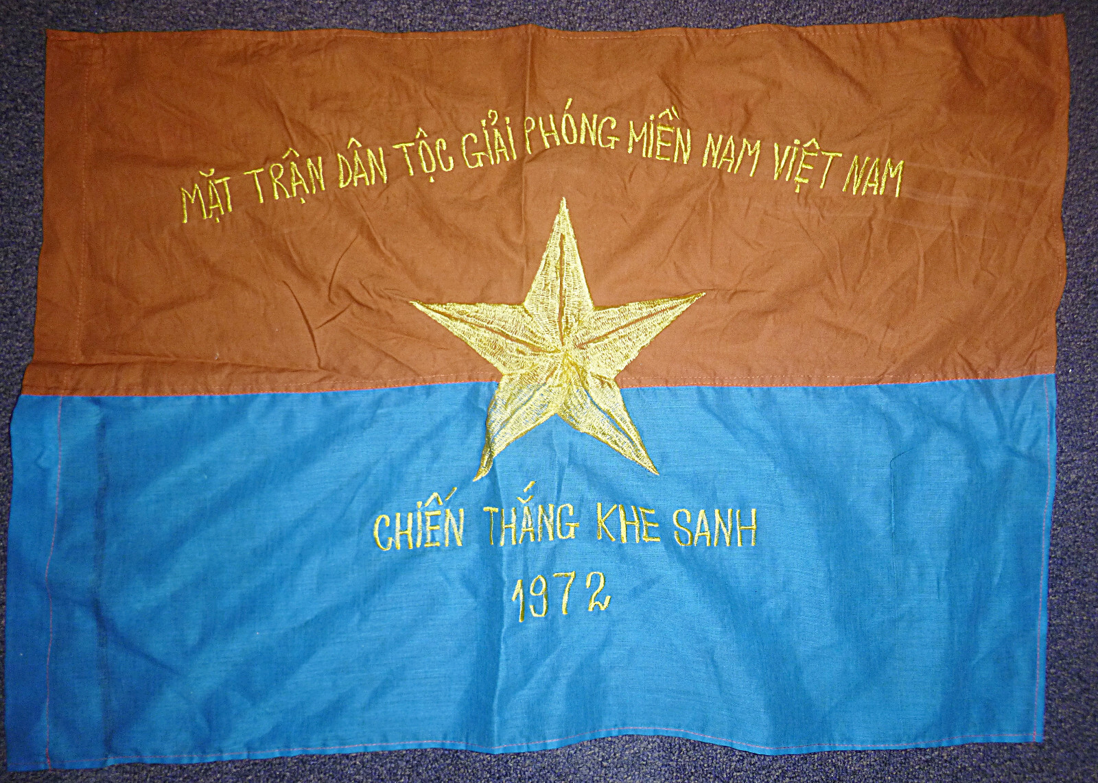 Easter Offensive 1972 - Khe Sanh Flag - NLF - VC, Viet Cong - Vietnam War, F.119