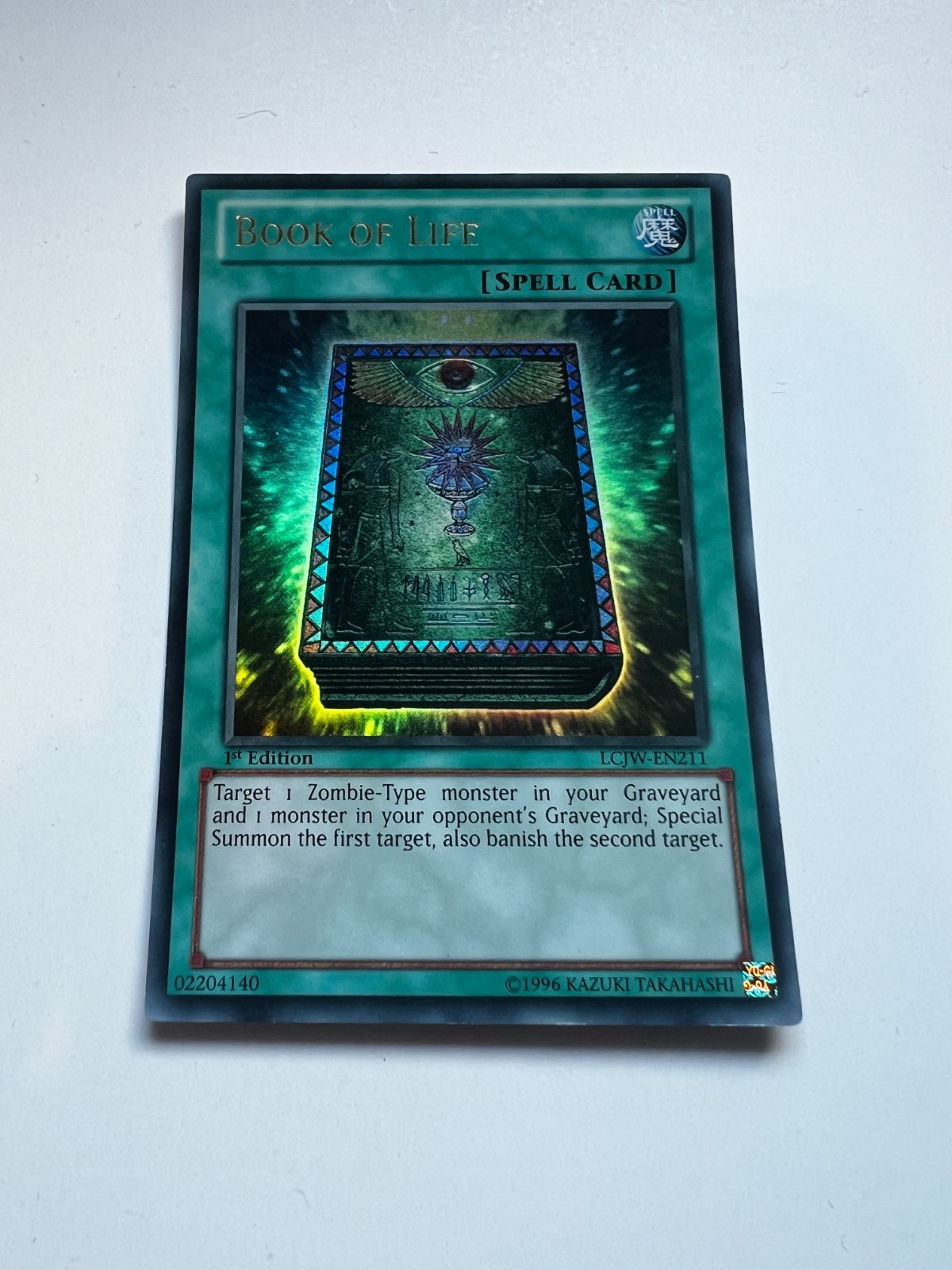 Yu-Gi-Oh Book of Life LCJW-EN211 - 1st Edition - Ultra Rare - Mint - 286