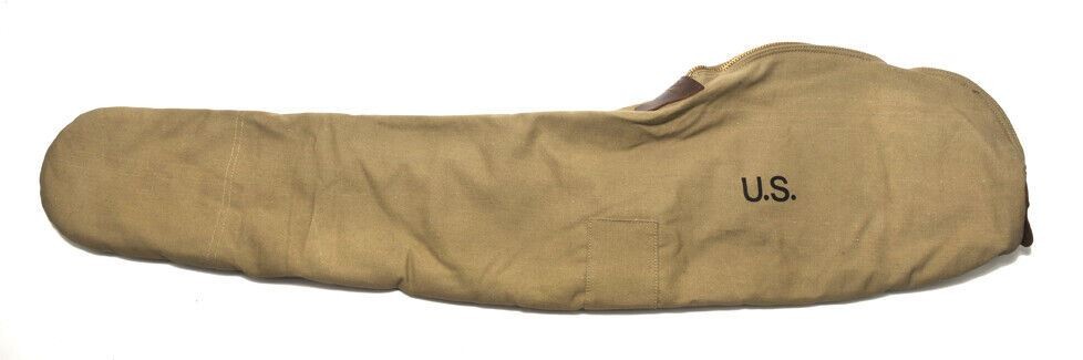 World War 2 M1 Garand Fleece Lined Canvas Case Khaki Color Marked JT&L 1942
