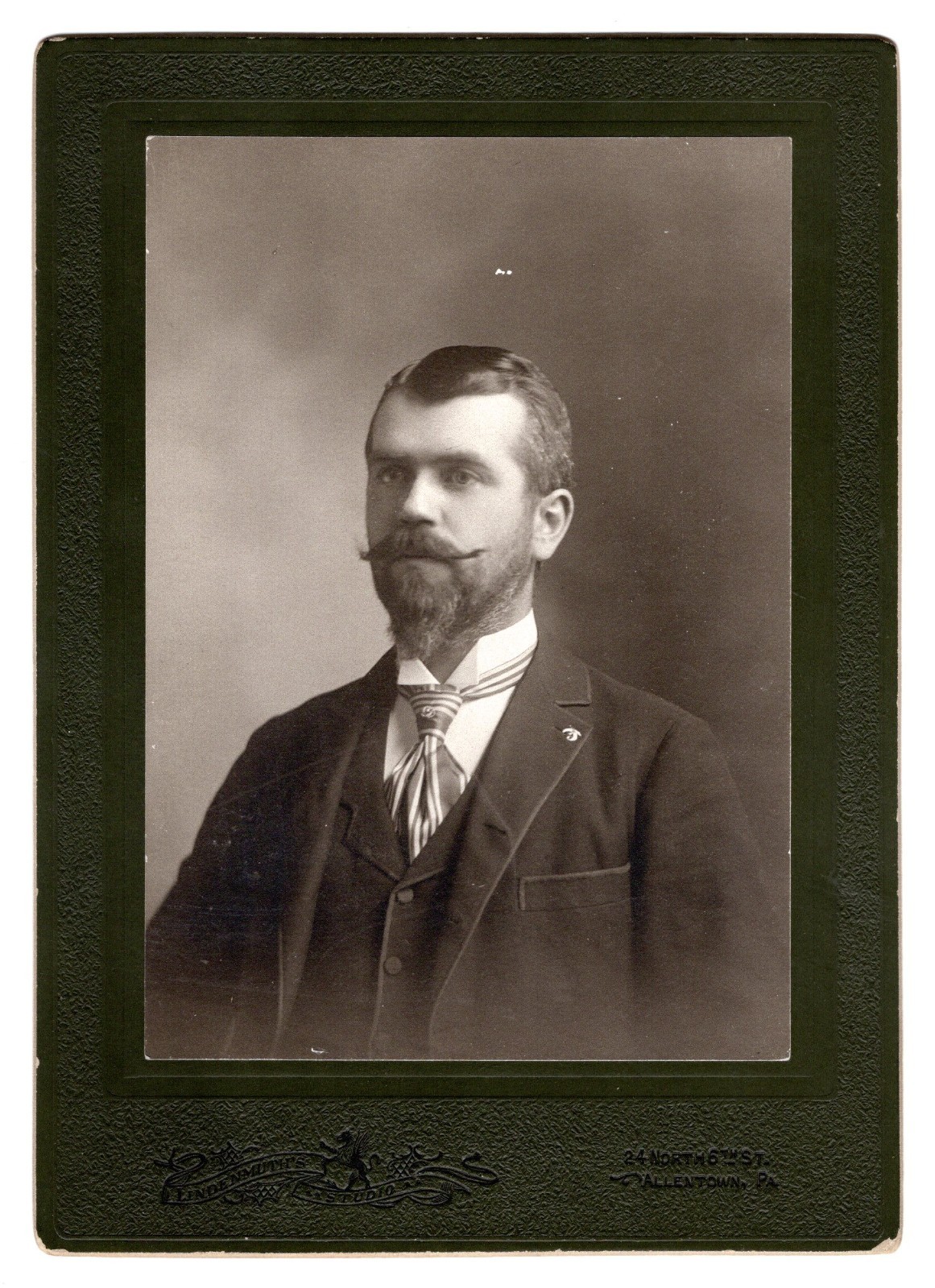 A Handsome Devil in Allentown, Pennsylvania : Baum Circle : Cabinet Card 1899