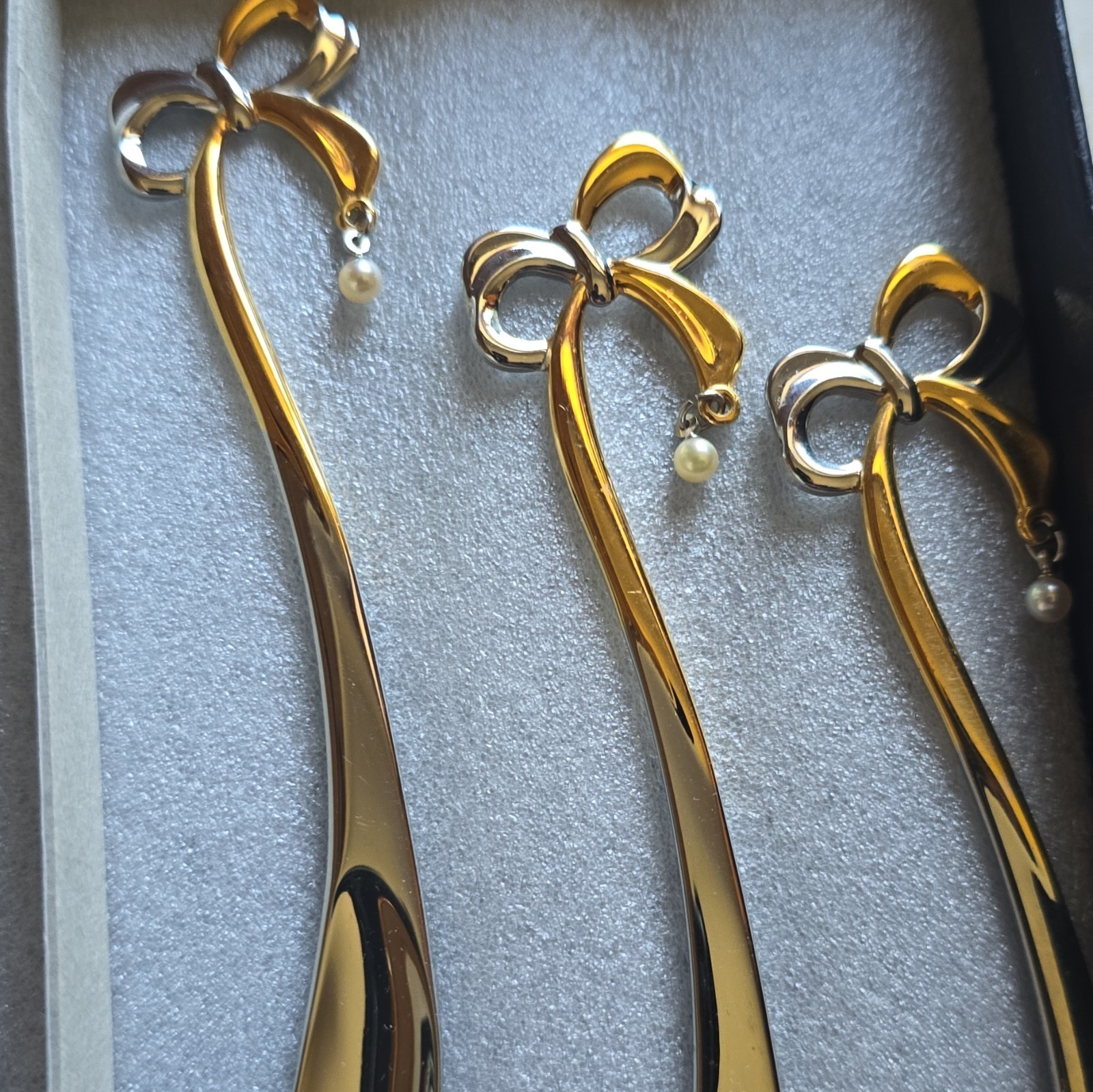 Mikimoto International Cutlery Set Of 5 JPN Exclusive Rare Jewelry Brand Model V