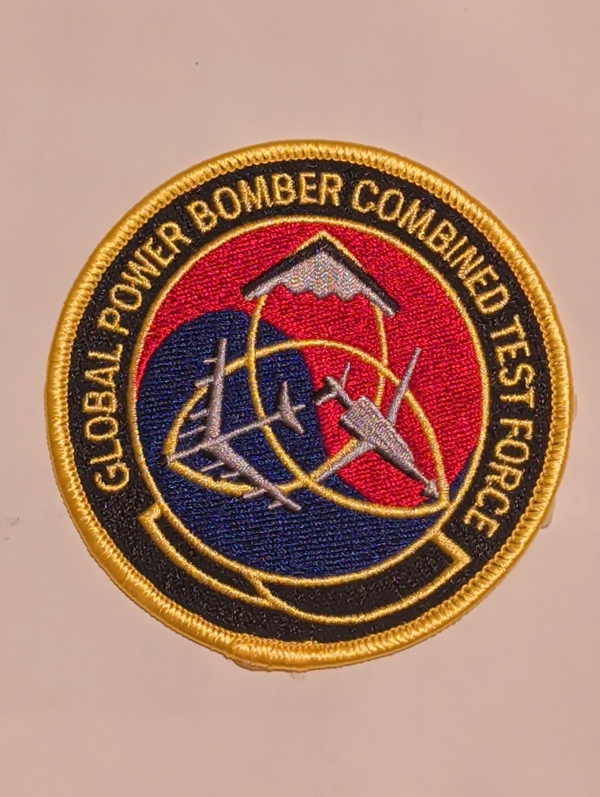 Global Power Bomber Combined Test Force Patch Edwards AFB B-2 B-1 B-52 USAF Rare