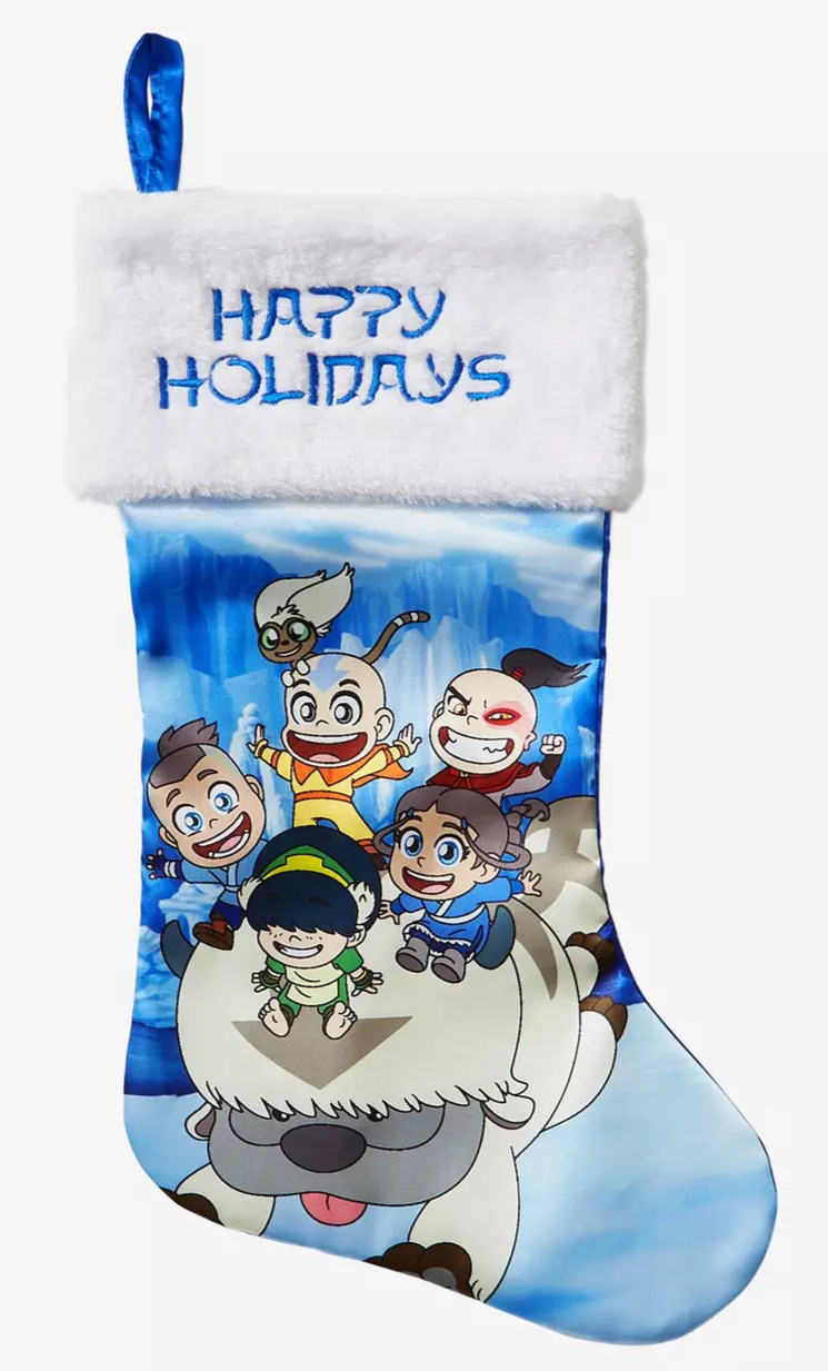 Avatar The Last Airbender Christmas Holiday Stocking Nickelodeon Aang NEW