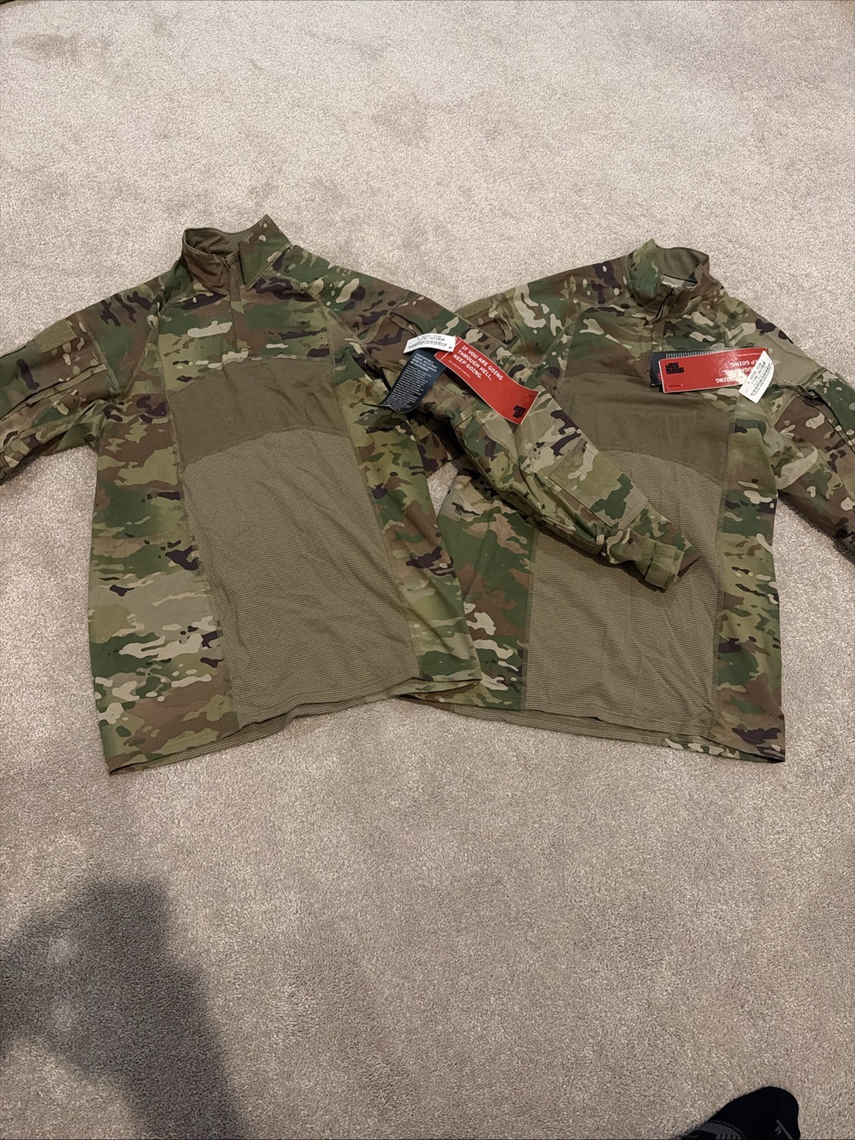 Massif Advanced 1/4 Zip Army Combat Shirt OCP Multicam Flame Resistant Large (2)