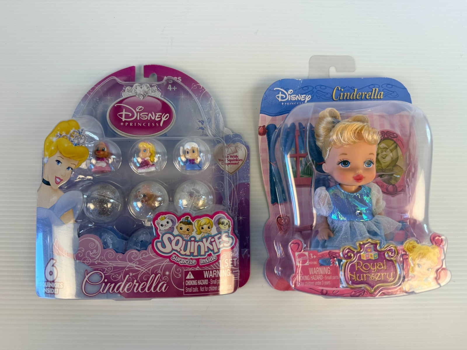 Disney Princess Cinderella Squinkies Surprise Pack - 6 Mini Figures & Capsules