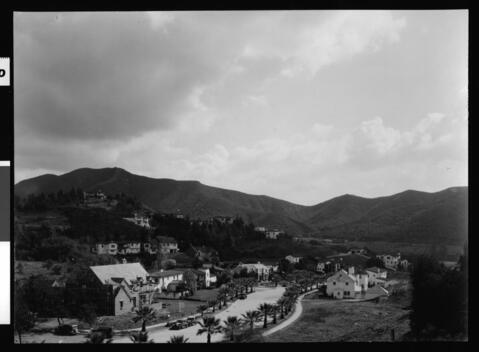 New Housing Area On Rossmoyne Avenue In Glendale 1920-1940 California Old Photo