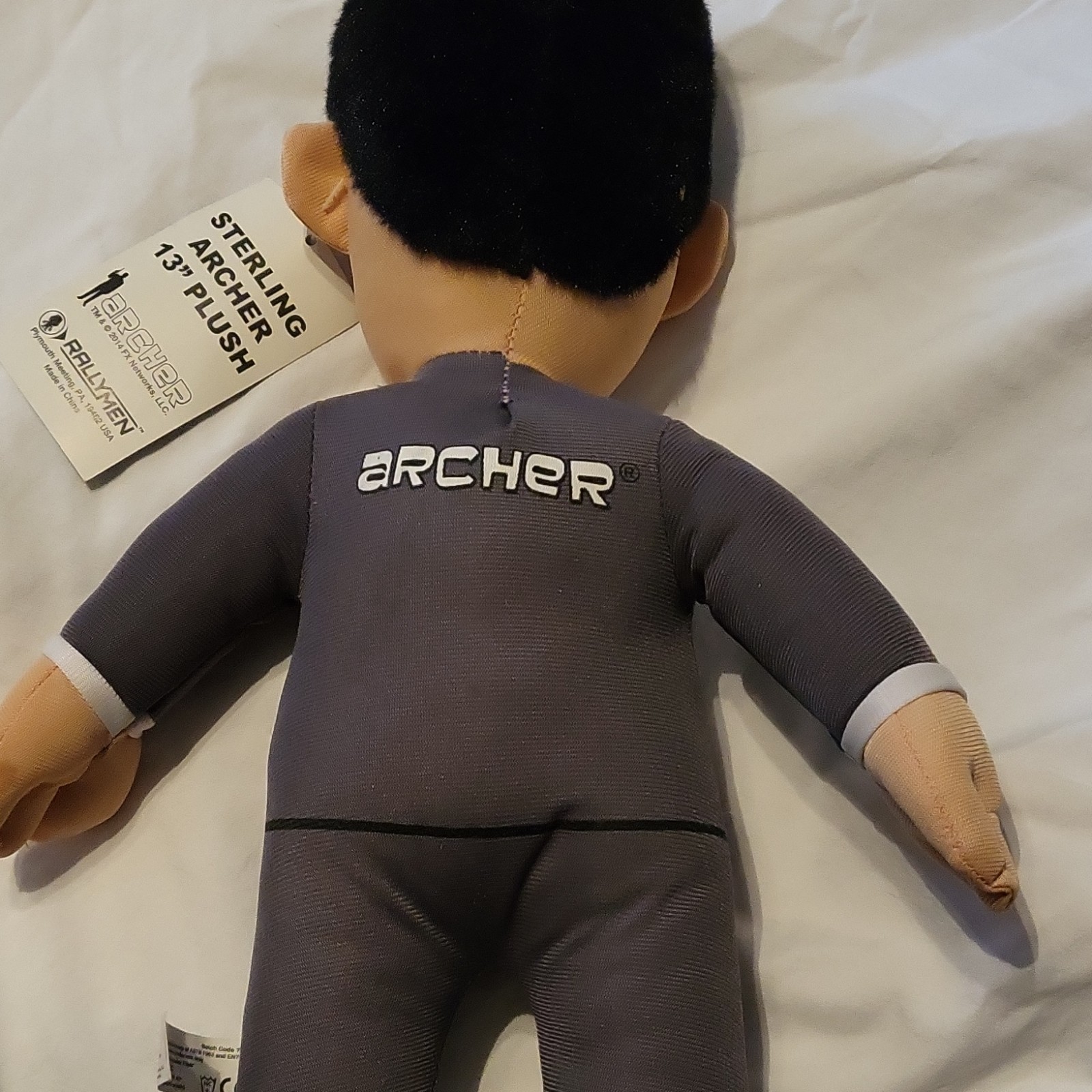 Rallymen Sterling Archer 13 in Plush Doll Gray Beige Black White Archer