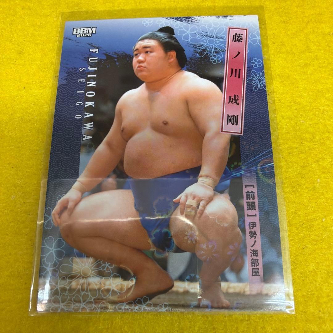 Fujinokawa 2026 BBM Sumo Trading Card Sparkle Edition 30