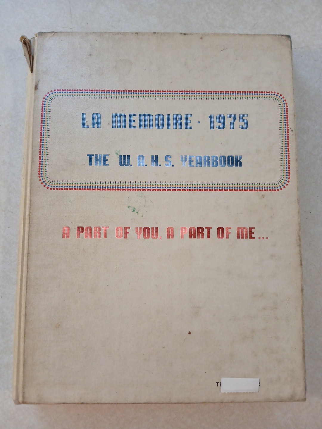 Williamsport Millionaires PA Vintage 1975 High School Yearbook Pennsylvania