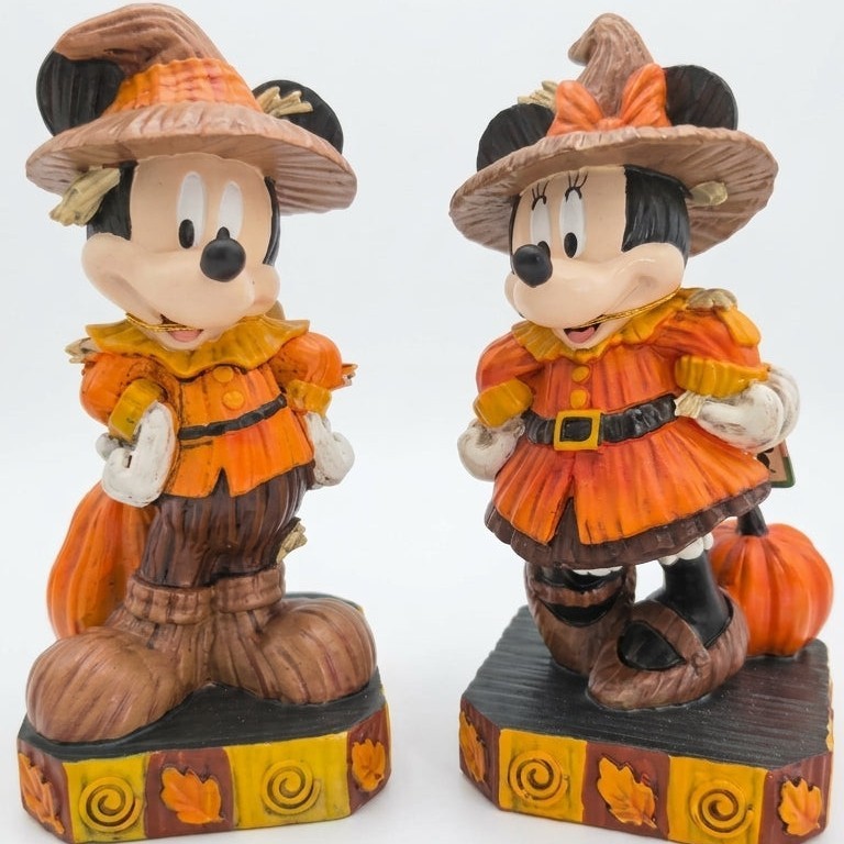 NEW 🎃Mickey & Minnie all dressed for fall — the Sweetest little Harvest Duo🍂