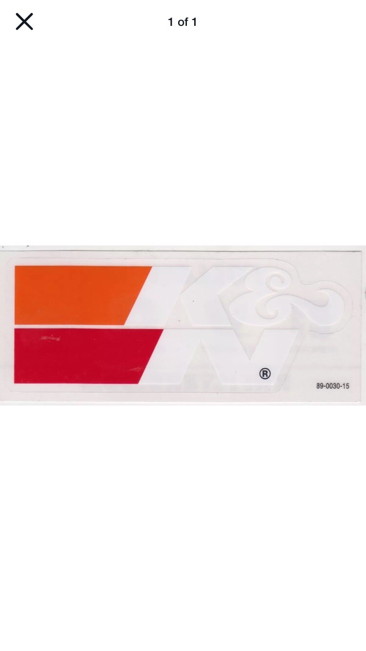 K&N PERFORMANCE Sticker