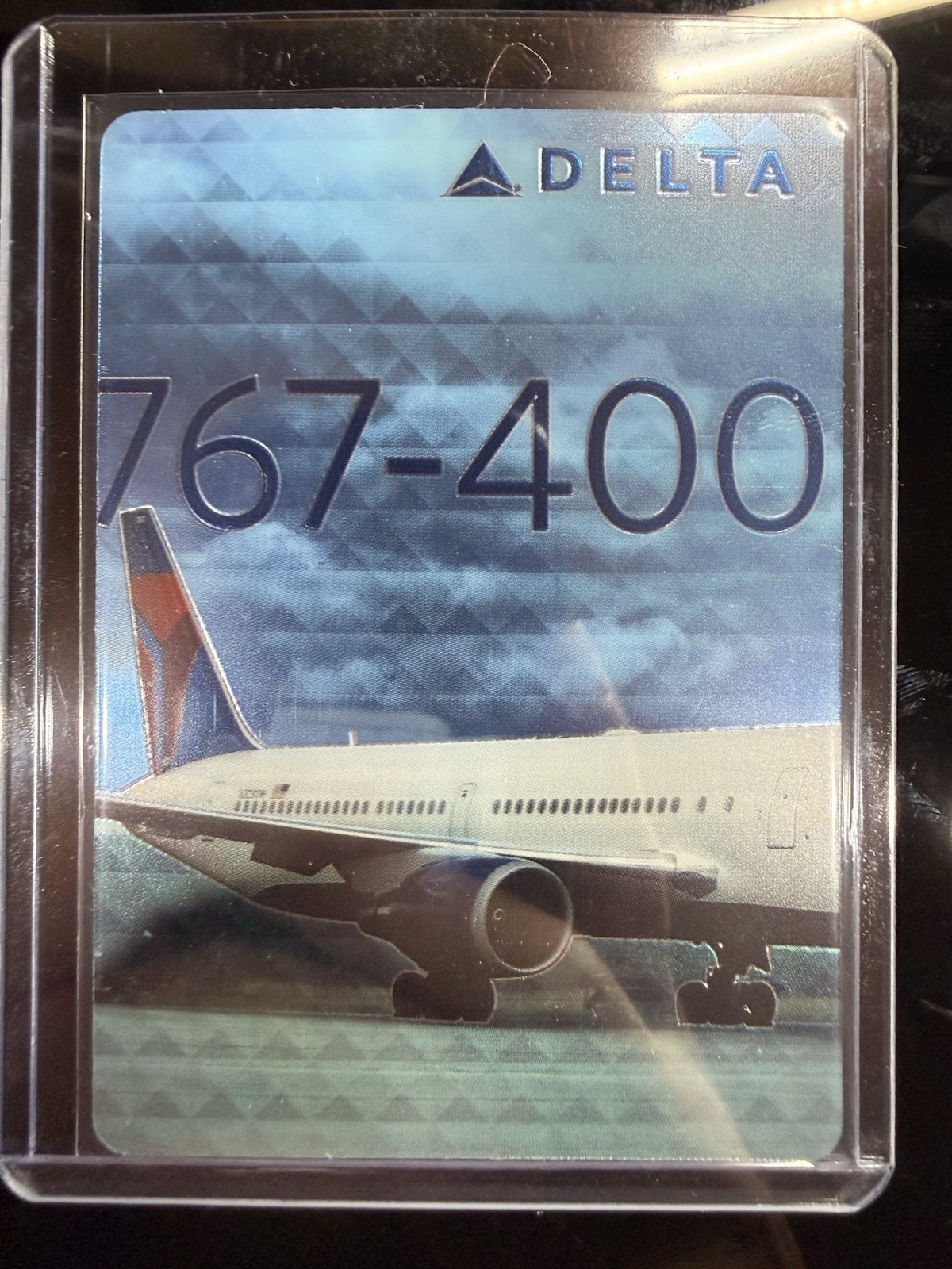2016 Delta Air Lines Boeing 767-400 ER Aircraft Pilot Trading Card #51