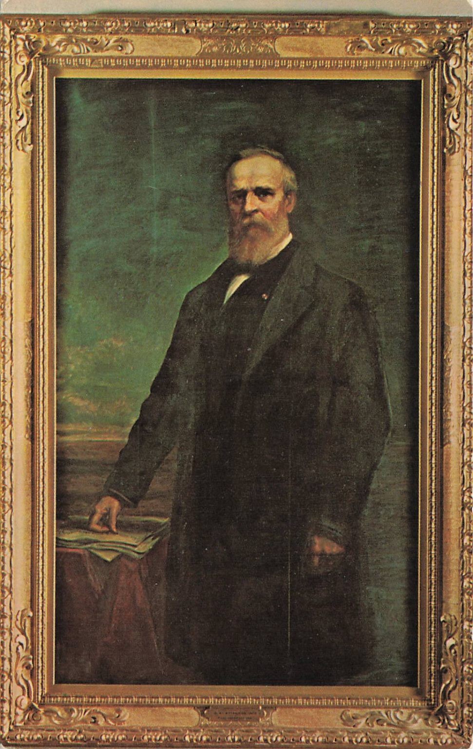 Rutherford B. Hayes 19th US President Portrait Postcard Dexter Press