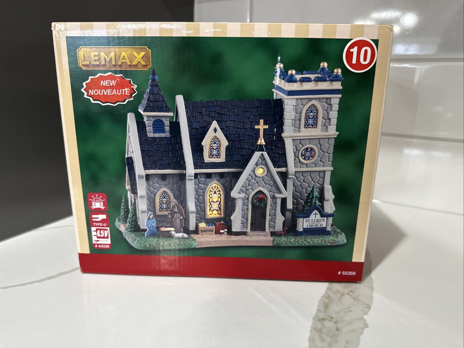 Lemax St. Luke’s Church – Caddington Village – Brand New Sealed Box