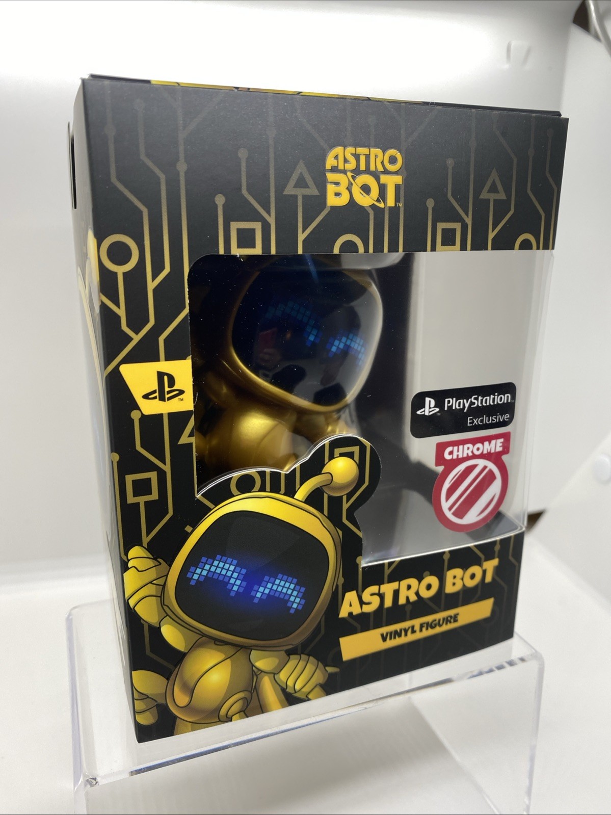 YouTooz Astro Bot GOLD Chrome Vinyl Figure Statue Official PlayStation Exclusive