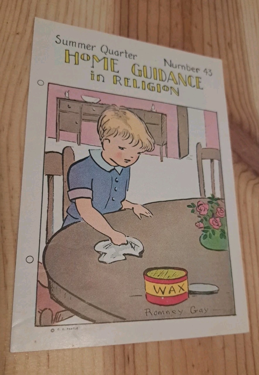 1945 Home Guidance In Religion Number 43 Summer Quarter Brochure
