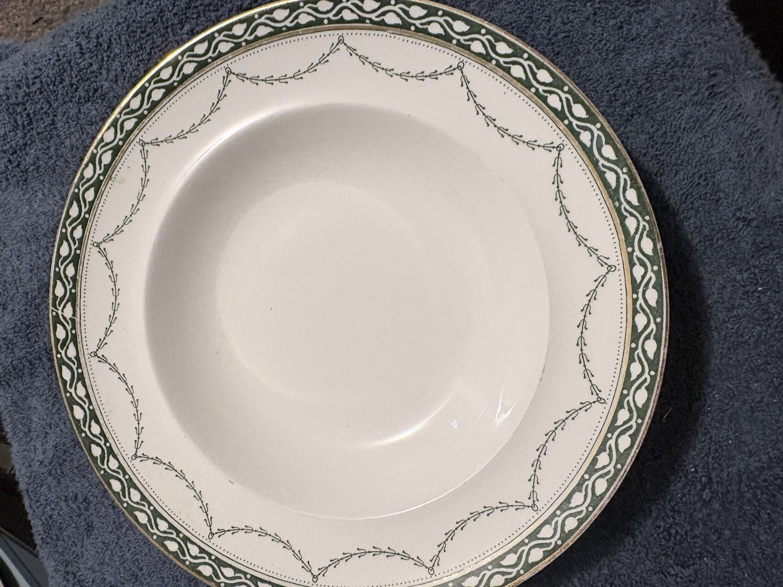 Vintage Furnivals Derby England Plates – 8- Piece Set – Excellent Condition