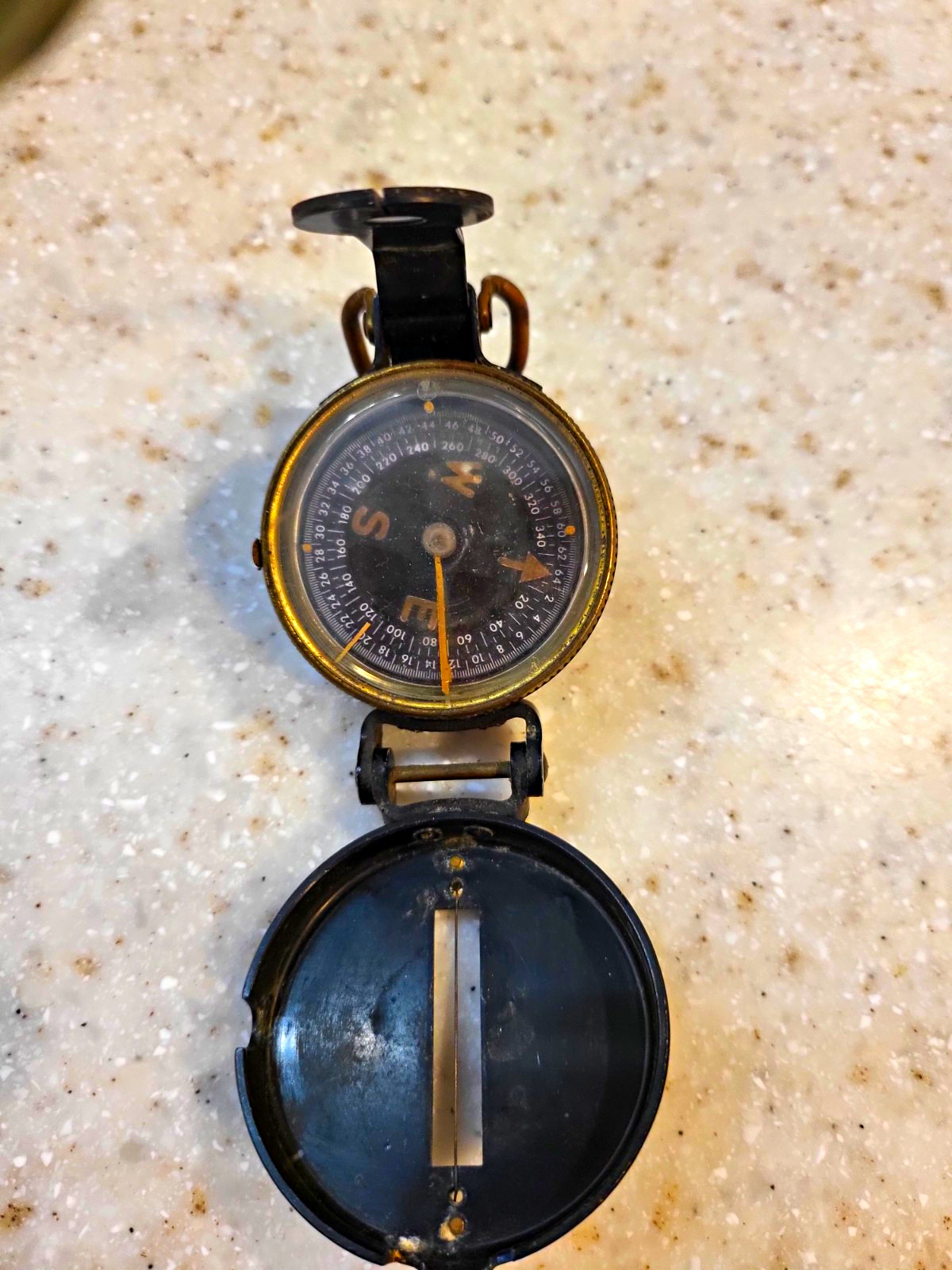 WWII US Army Original Lensatic Field Compass, Corps of Engineers, USA