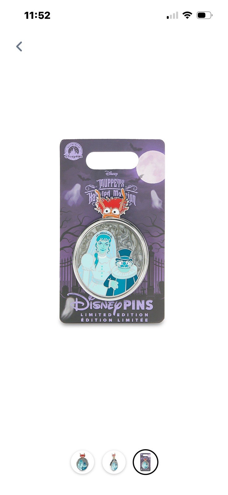 Disney Parks 2026 The Muppets Haunted Mansion Constance Hatchaway Pin LE New