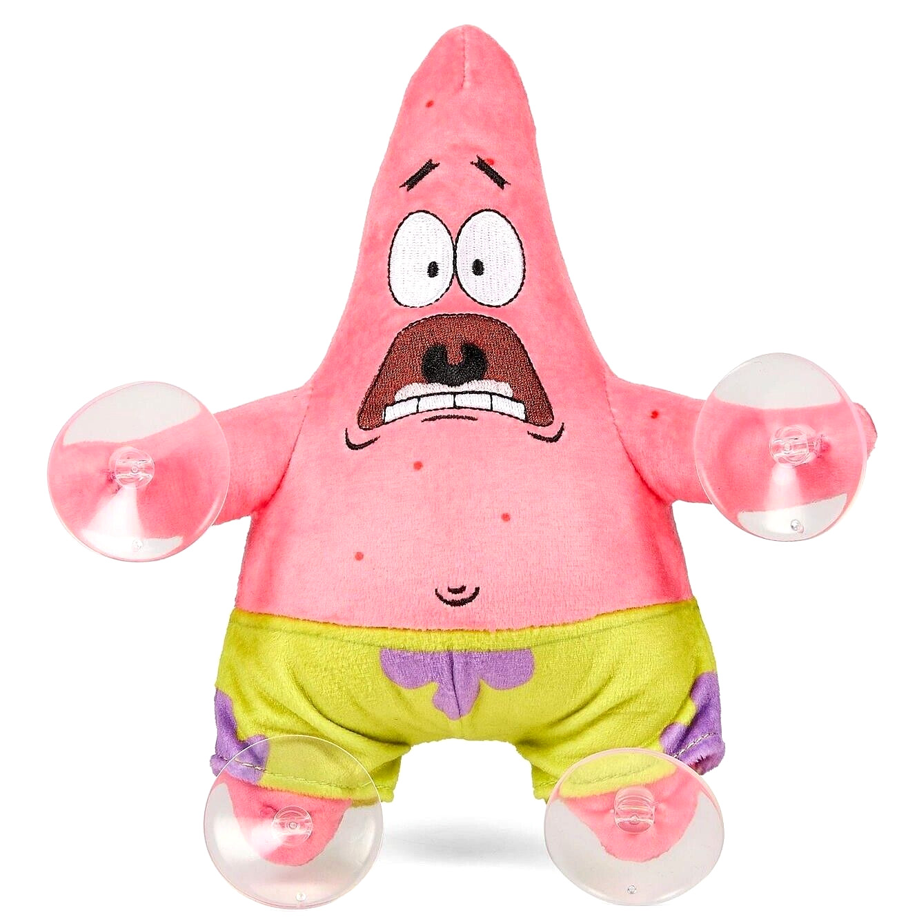 ✤ New SPONGEBOB Stuffed Plush CAR WINDOW SUCTION CUPS Clinger Toy PATRICK STAR