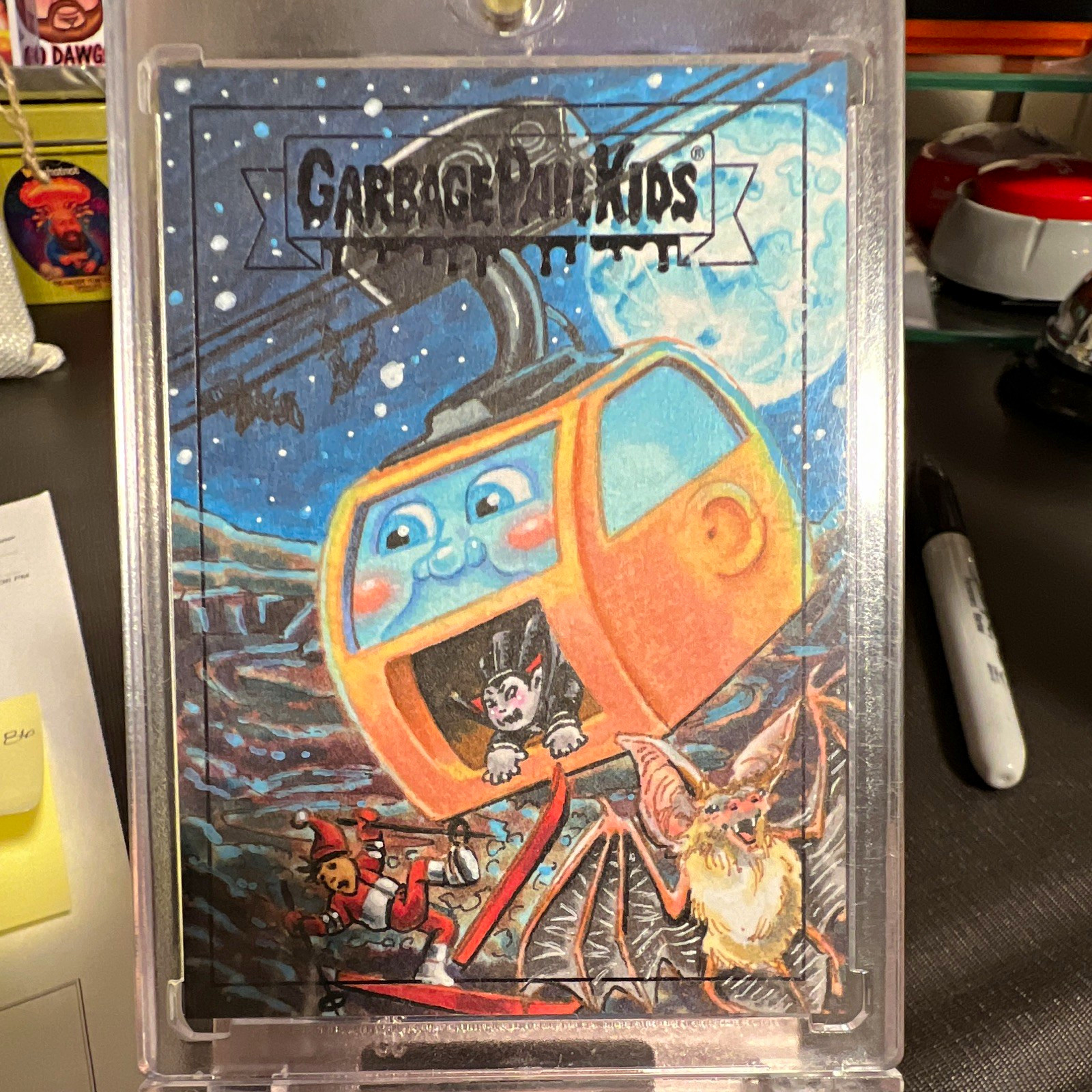 Topps Garbage Pail Kids 2024 Topps Sketch 1/1 Sketch Auto Mr. Teide CMP088185