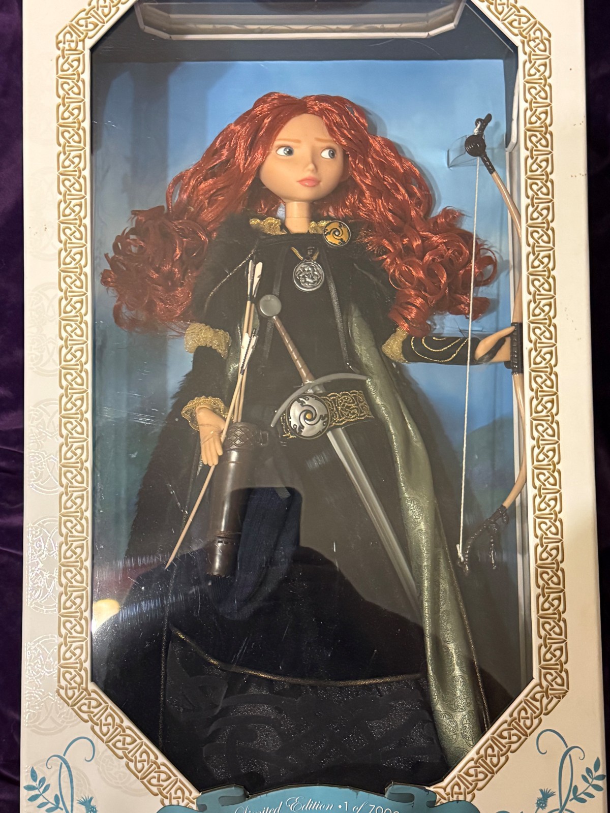 Disney Store MERIDA 17 in 5258of 7000 NIB- Brave