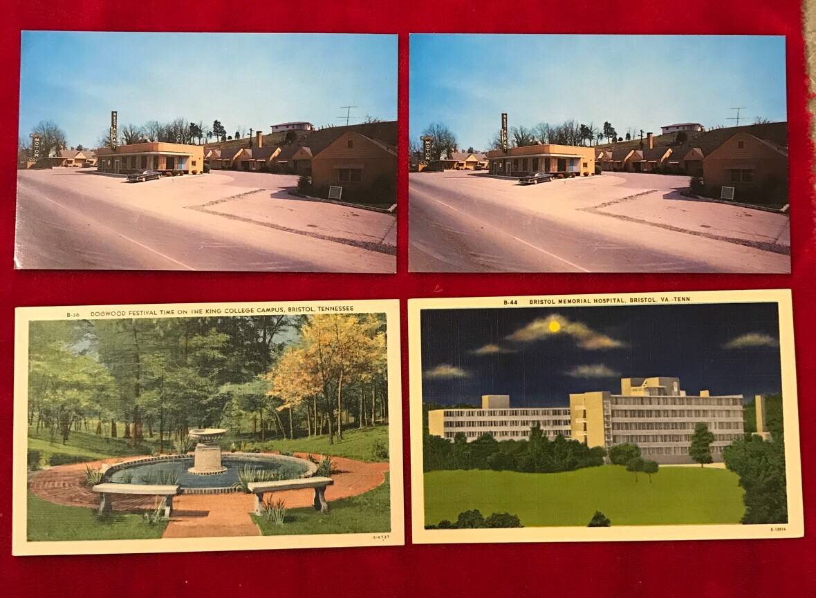 Vintage Tennessee postcards, Lot Of 4.   #A200325-09