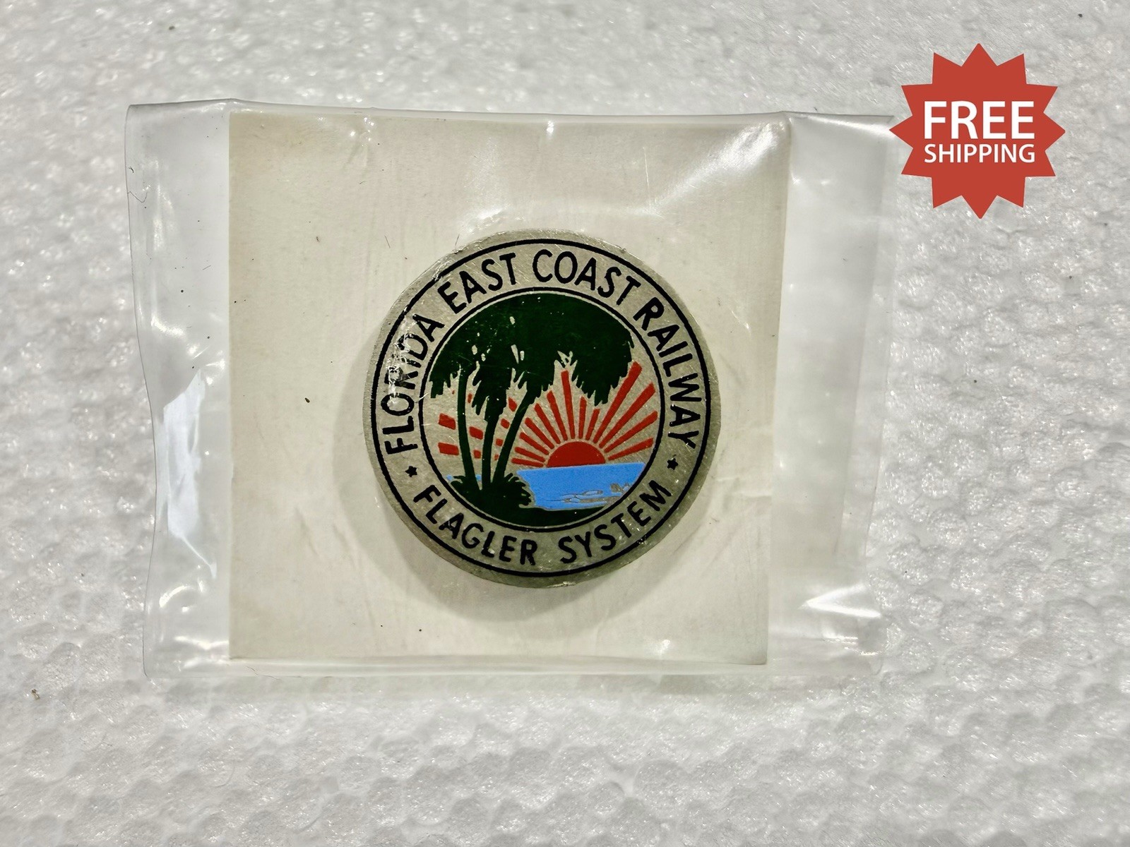 Florida East Coast Railway - Flagler System Lapel Hat Pin