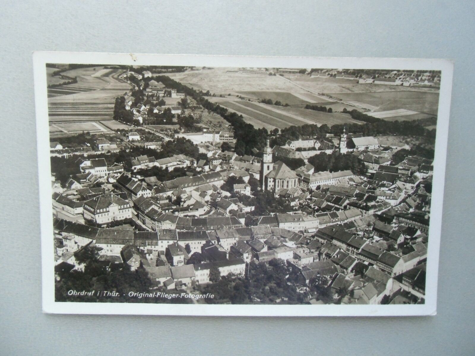 Postcard Ohrdruf in Thür. Original Aviator Photograph 1940 (No.605) 55248